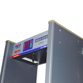 6 Detection Zones Walkthrough Metal Detector  for Airport Security,station and hotel inspection.